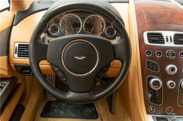 Aston Martin Vanquish 2017 Natural Wood Veneer Dashboard Trim Console 3-Parts