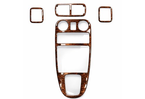 MG MG-F 01.96-12.00 Natural Wood Veneer Dashboard Trim  4-Parts