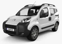 CITROEN NEMO Natural wood veneer dash trim kits