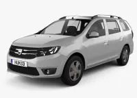 DACIA LOGAN Natural wood veneer dash trim kits