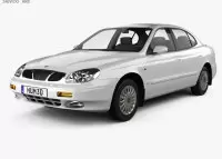 DAEWOO LEGANZA Natural wood veneer dash trim kits