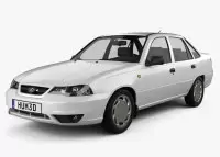 DAEWOO NEXIA Natural wood veneer dash trim kits