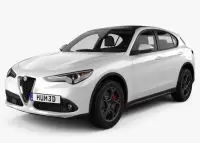 ALFA ROMEO STELVIO Natural wood veneer dash trim kits