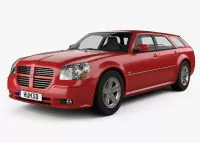 DODGE MAGNUM Natural wood veneer dash trim kits