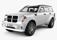 DODGE NITRO Natural wood veneer dash trim kits