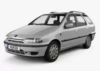 FIAT ALBEA Natural wood veneer dash trim kits