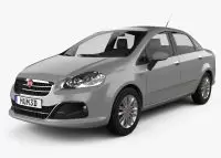 FIAT LINEA Natural wood veneer dash trim kits