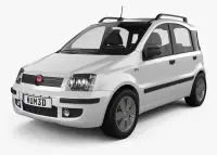 FIAT PANDA Natural wood veneer dash trim kits