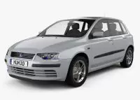 FIAT STILO Natural wood veneer dash trim kits