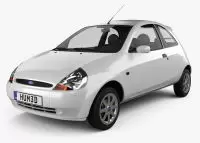 FORD KA Natural wood veneer dash trim kits