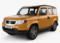 HONDA ELEMENT Natural wood veneer dash trim kits