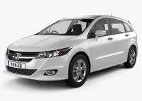 HONDA STREAM Natural wood veneer dash trim kits