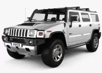 HUMMER H2 Natural wood veneer dash trim kits