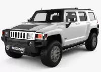 HUMMER H3 Natural wood veneer dash trim kits