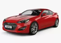 HYUNDAI GENESIS Natural wood veneer dash trim kits