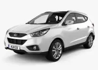 HYUNDAI IX35 Natural wood veneer dash trim kits