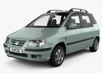 HYUNDAI MATRIX Natural wood veneer dash trim kits