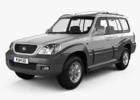 HYUNDAI Terracan Natural wood veneer dash trim kits