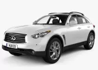 INFINITI EX / FX Natural wood veneer dash trim kits