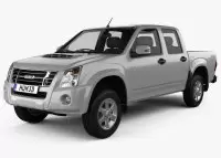 ISUZU D MAX Natural wood veneer dash trim kits