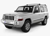 JEEP COMMANDER Natural wood veneer dash trim kits