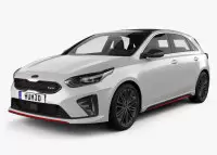 KIA CEED Natural wood veneer dash trim kits