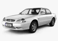 KIA CLARUS Natural wood veneer dash trim kits