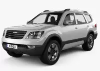 KIA MOHAVE Natural wood veneer dash trim kits