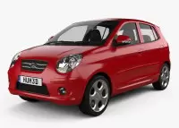 KIA PICANTO Natural wood veneer dash trim kits