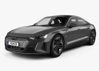 AUDI E-Tron GT Natural wood veneer dash trim kits