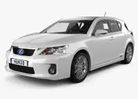 LEXUS CT Natural wood veneer dash trim kits