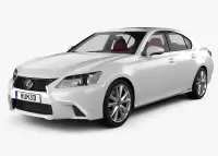 LEXUS GS Natural wood veneer dash trim kits