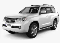 LEXUS GX Natural wood veneer dash trim kits