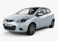 MAZDA MAZDA 2 Natural wood veneer dash trim kits