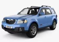 MAZDA MAZDA Tribute Natural wood veneer dash trim kits