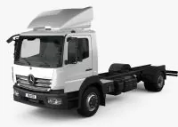 _CATEGOIES Trucks MERCEDES LKW ATEGO Natural wood veneer dash trim kits