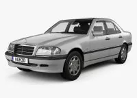 MERCEDES C CLASS W202 W203 W204 W205 C CLASS W202 Natural wood veneer dash trim kits