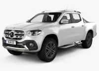 MERCEDES X-CLASS Natural wood veneer dash trim kits