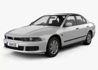 MITSUBISHI GALANT Natural wood veneer dash trim kits