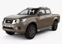 NISSAN NAVARA FRONTIER Natural wood veneer dash trim kits