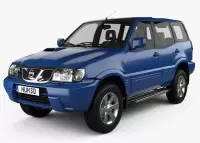 NISSAN TERRANO Natural wood veneer dash trim kits