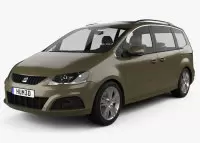 SEAT ALHAMBRA Natural wood veneer dash trim kits