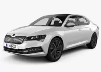 SKODA SUPERB Natural wood veneer dash trim kits