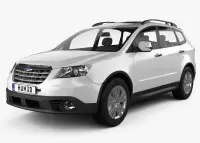 SUBARU B9 TRIBECA Natural wood veneer dash trim kits