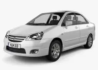 SUZUKI LIANA Natural wood veneer dash trim kits