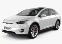 TESLA MODEL X Natural wood veneer dash trim kits