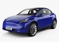 TESLA MODEL Y Natural wood veneer dash trim kits