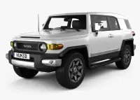 TOYOTA FJ CRUISER Natural wood veneer dash trim kits