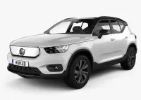 VOLVO XC40 Natural wood veneer dash trim kits