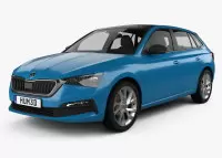 SKODA SCALA Natural wood veneer dash trim kits